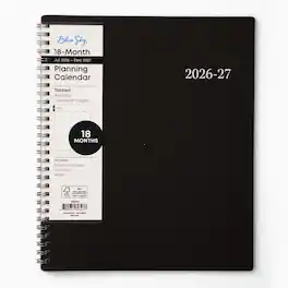 Blue Sky - 2027 18-Month Monthly Planner Calendar, 8"x10", Enterprise