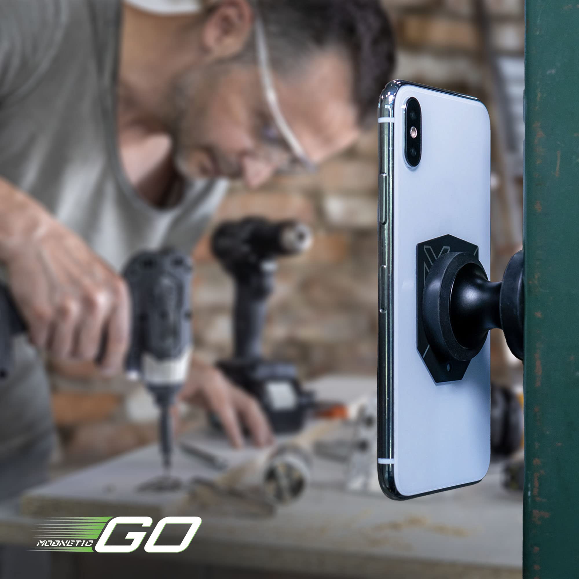 Back. METALTON - Mobnetic Go Magnetic Phone Car Holder With Metal Plate Strong Base Aircraft Grade Aluminum Dashboard Surfac... - Default.