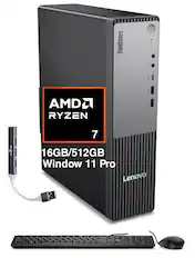 ThinkCentre AMD Ryzen 7 16GB/512GB Windows 11 Pro Lenovo