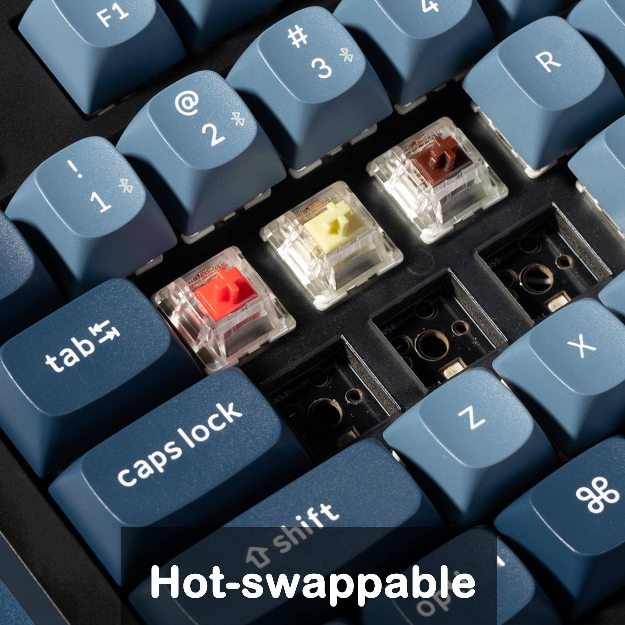 F1 ! 1 @ 2 # 3 4 R  
tab X w53 lock Z caps H shift  
Hot-swappable