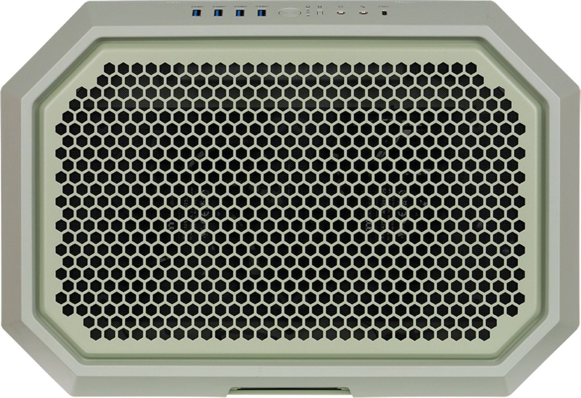 Alt View 21. Thermaltake - Tower 600 Mid Tower ATX PC Case - Matcha Green.