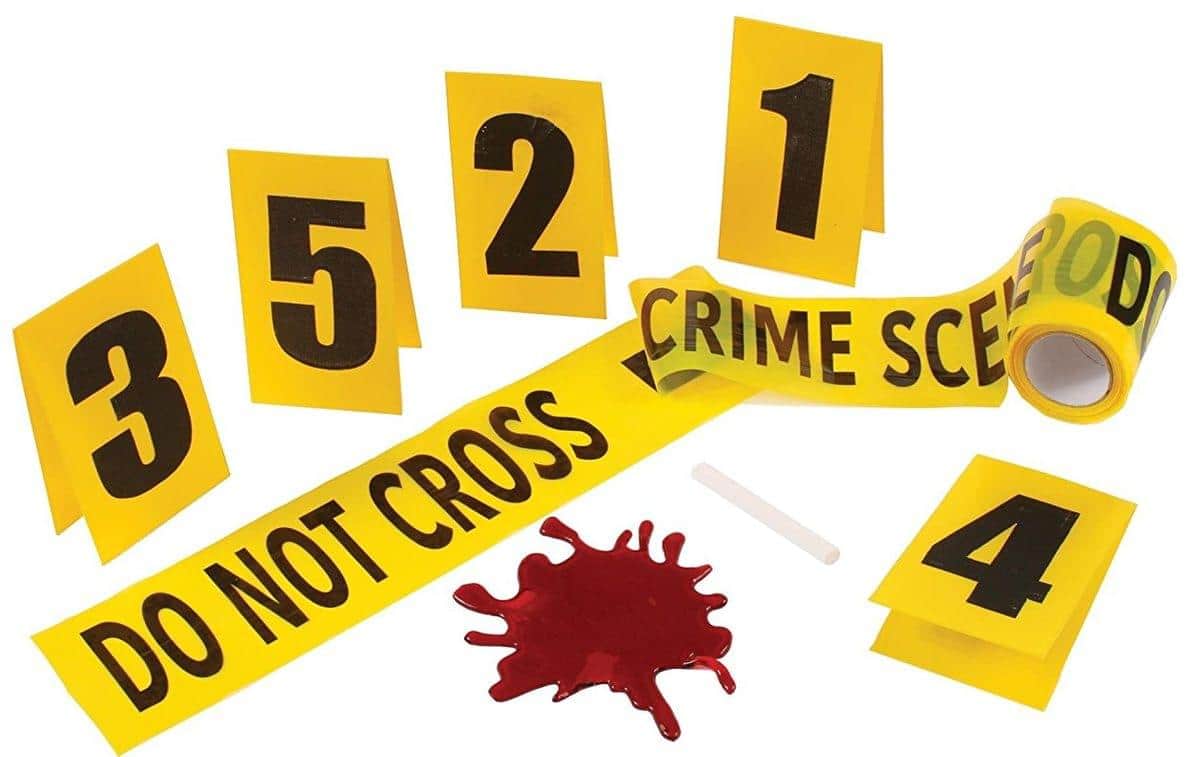 Funworld - Crime Scene Kit Halloween Décor - Yellow