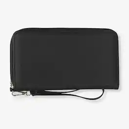 Hynes Eagle - Luxe RFID Travel Passport Wallet - Jet Black