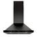 Front. Onefly - 30 inches - Convertible - Wall Mount Range Hood - Black stainless steel.