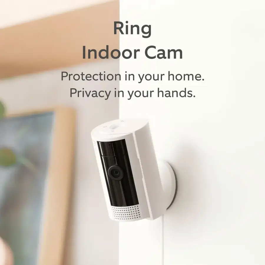 Ring Indoor Cam Protection in your home. Privacy in your hands.