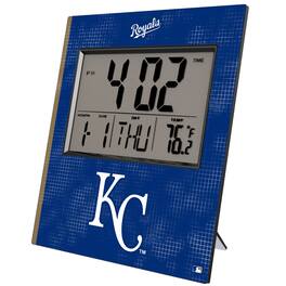 Keyscaper - Kansas City Royals Digital Desk Clock - Multicolor