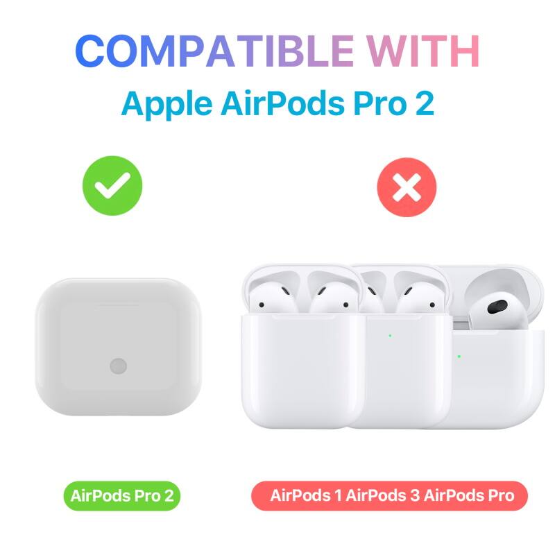 COMPATIBLE WITH Apple AirPods Pro 2

AirPods Pro 2

X AirPods 1 AirPods 3 AirPods Pro