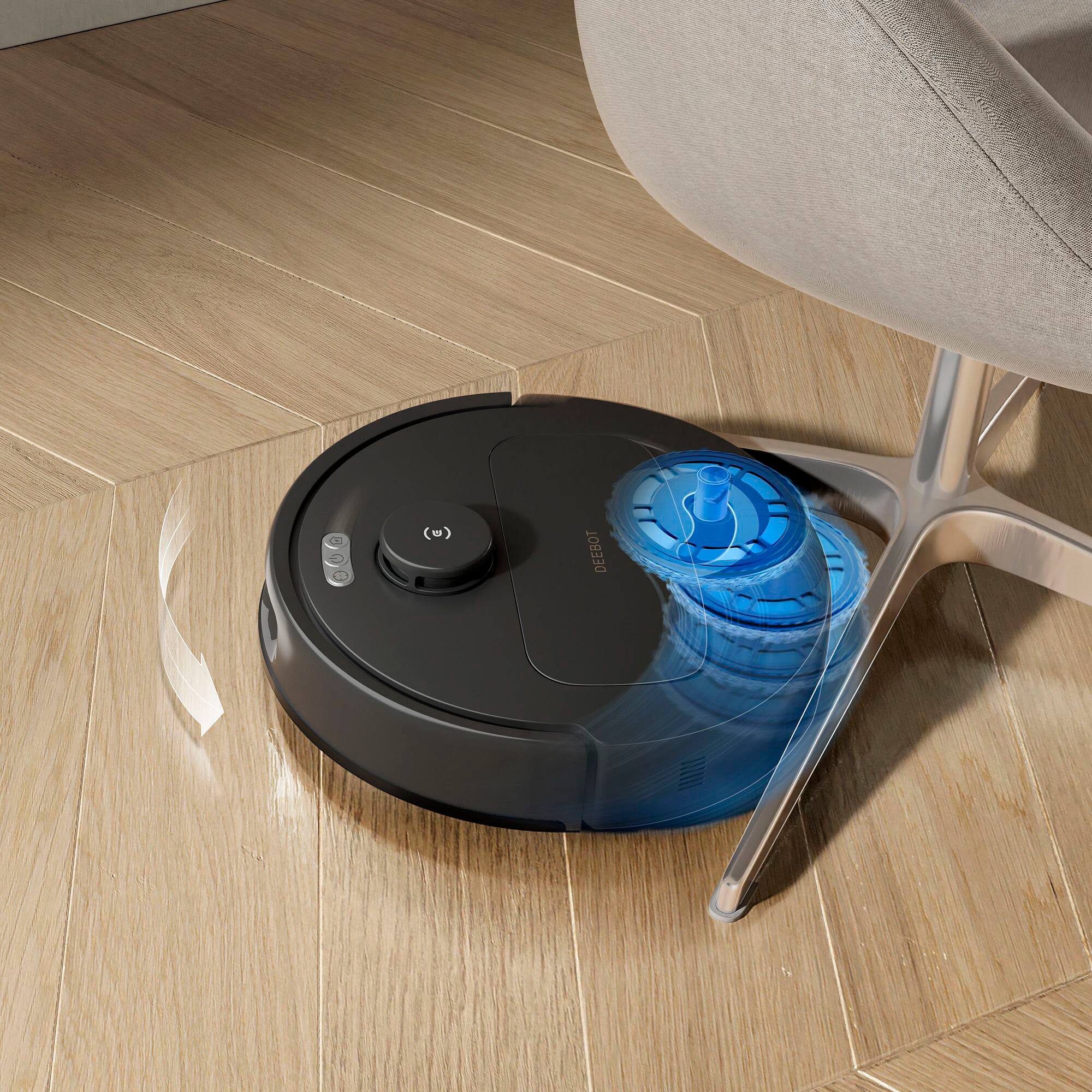 The text on the image reads "DEEBOT."