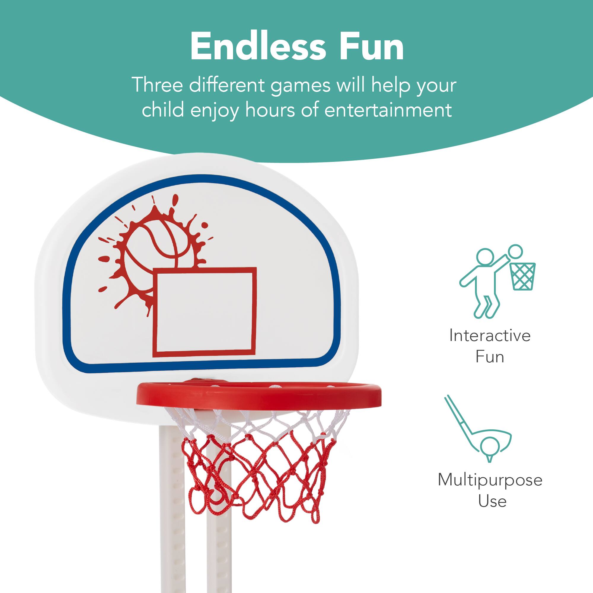 Endless Fun

Three different games will help your child enjoy hours of entertainment

Interactive Fun

Multipurpose Use
