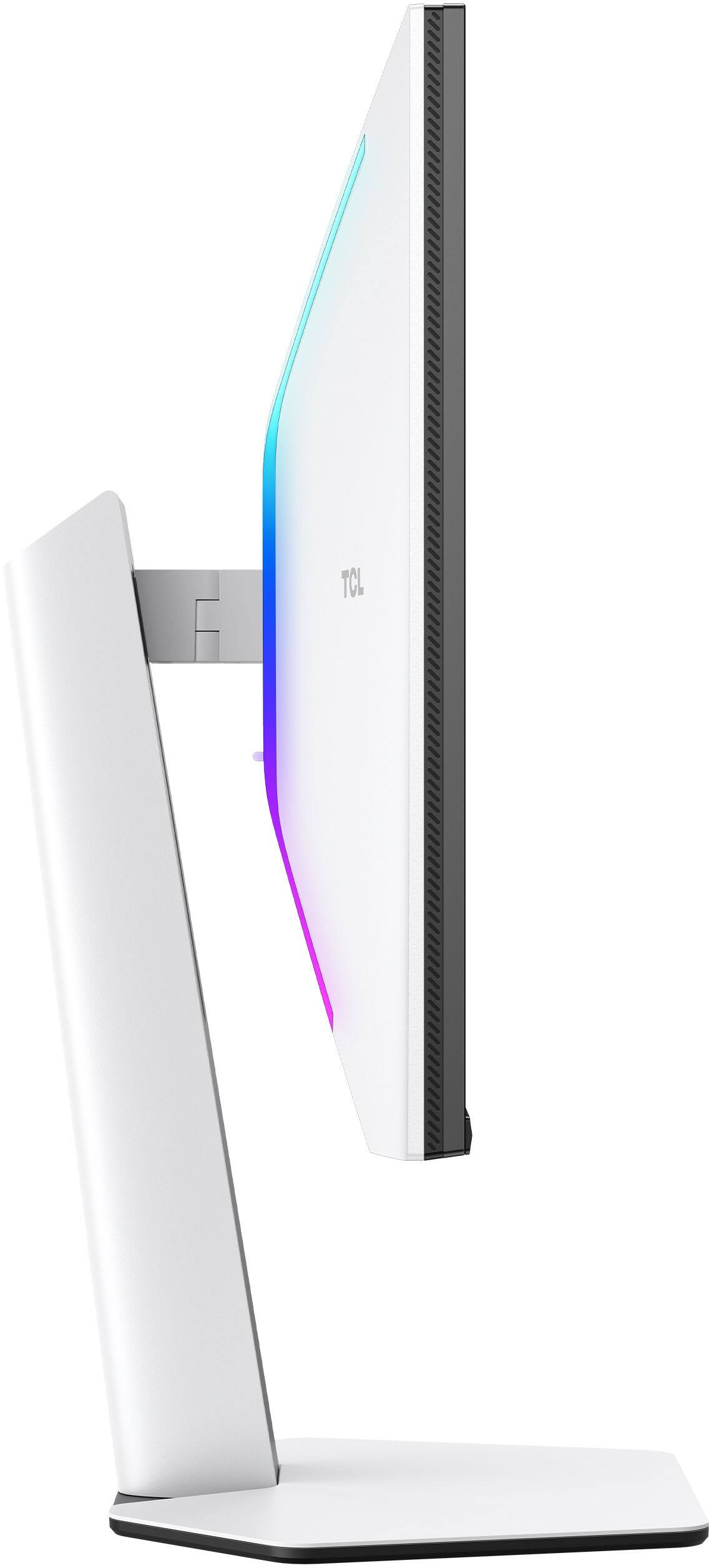 Alt View 22. TCL - 32" R84 Series 4K UHD HDR QD-Mini LED Gaming Monitor - Black and White.