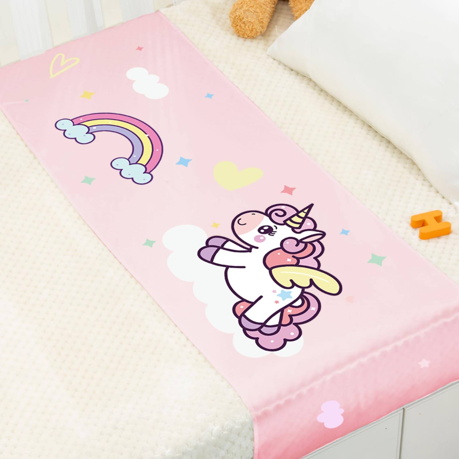 MAGICAL RUBS - 23 Momme Silk Slip For Hair No More Bed Head And Bald Spots Crib/bassinet Sheets Boy/girl (white) 100% Mulberry Silk - Unicorn-1 Pack