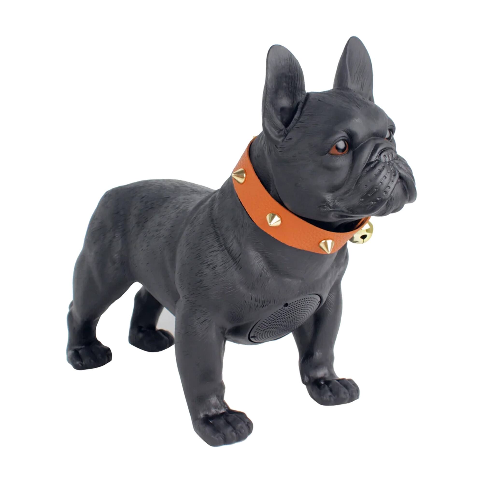 Alt View 4. Max Power - Max Power Bulldog Style Rechargeable Bluetooth Speaker with FM Radio, Black - Black.