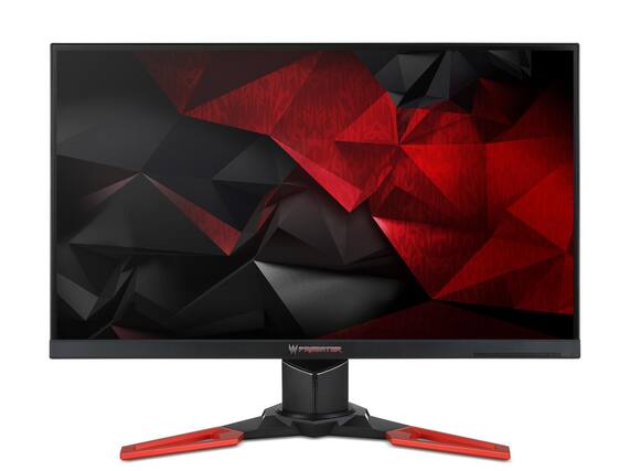 Front. Acer - Predator XB271HU C 27" Class WQHD Gaming LED Monitor 2560x1440 144Hz (OC 165Hz), 4ms 350Nit - 16:9 - Black.