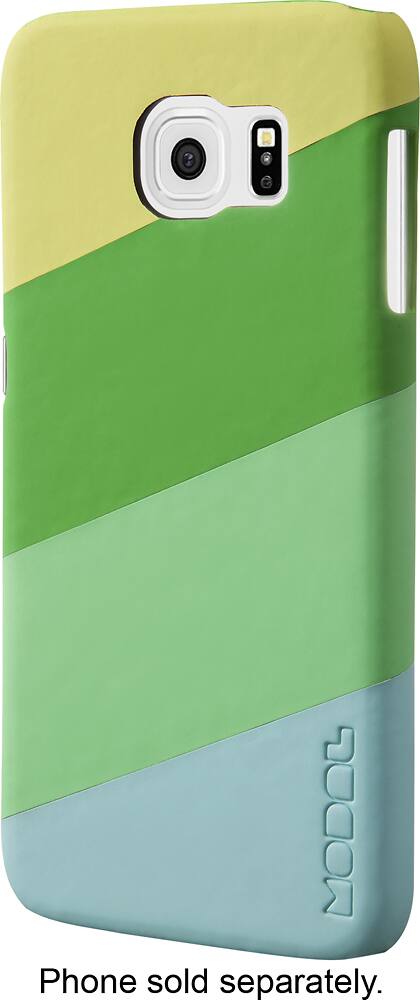 Front. Modal™ - Case for Samsung Galaxy S 6 Cell Phones - Green/Yellow.