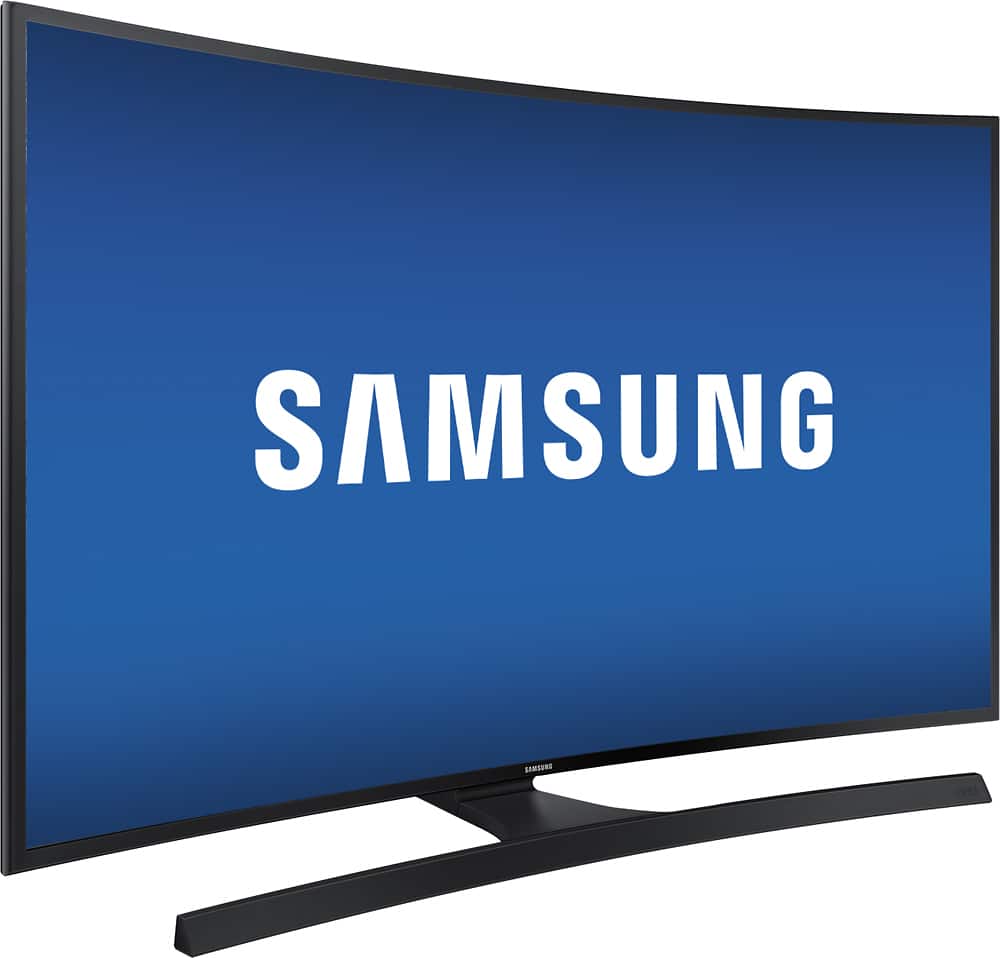 Alt View 11. Samsung - 55" Class (54.6" Diag.) - LED - Curved - 2160p - Smart - 4K Ultra HD TV - Black.