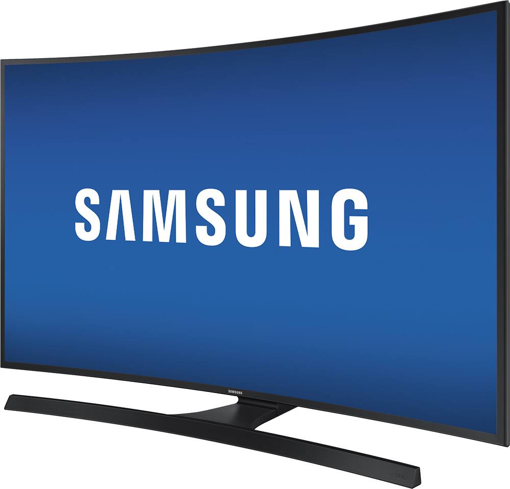 Alt View 13. Samsung - 55" Class (54.6" Diag.) - LED - Curved - 2160p - Smart - 4K Ultra HD TV - Black.