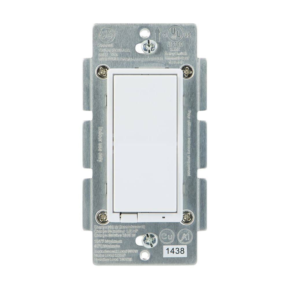 GE Z-Wave Wireless Smart In-Wall Light Switch White 12722 - Best Buy