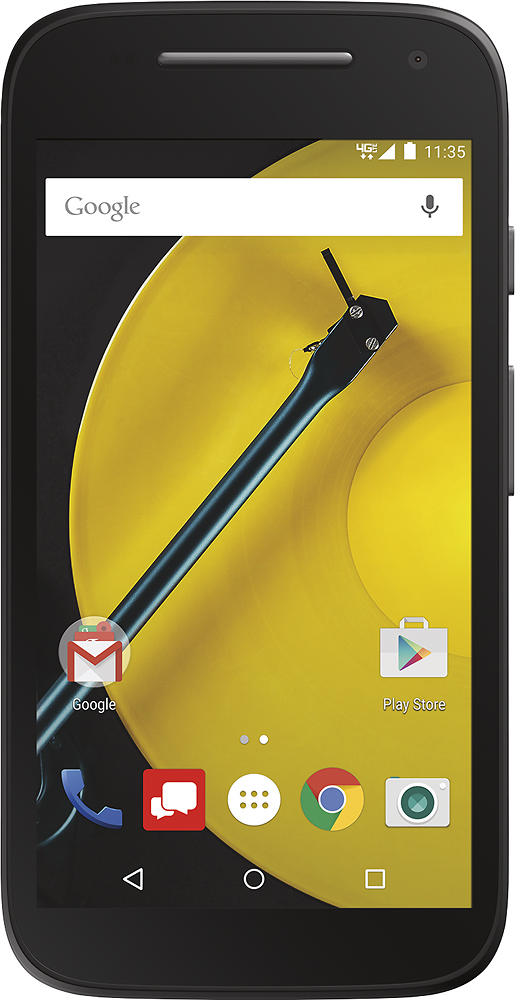 Verizon Prepaid Motorola Moto E 4G with 8GB Memory Cell Phone Black MOTXT1528PP - Best Buy