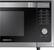 Alt View 1. Samsung - 1.1 Cu. Ft. Countertop Microwave - Stainless steel.