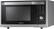 Left. Samsung - 1.1 Cu. Ft. Countertop Microwave - Stainless steel.