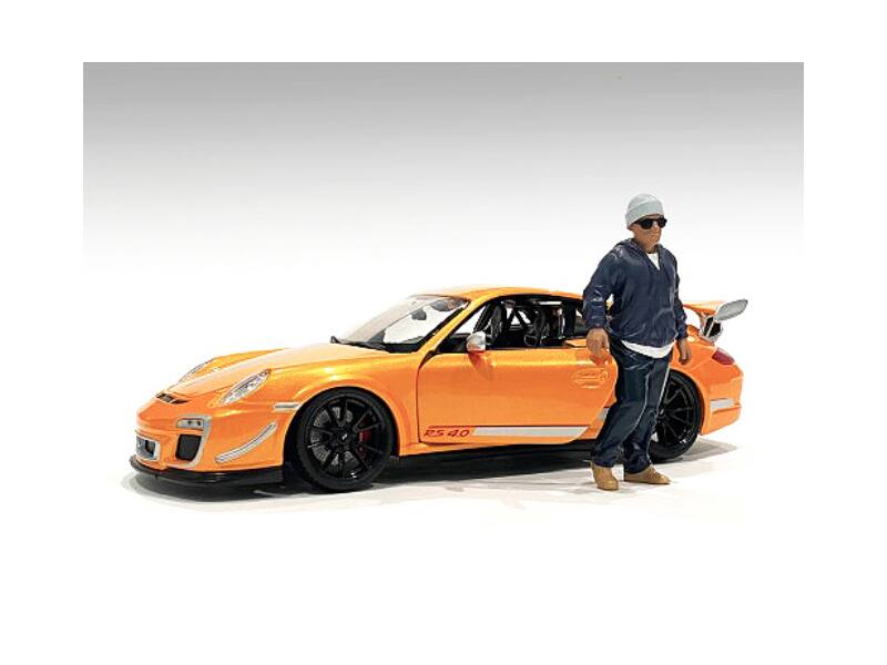 Alt View 2. American Diorama - "Car Meet 1" Figurine IV for 1/24 Scale Models by American Diorama.