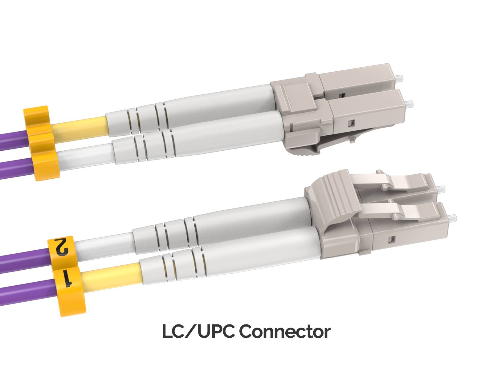 2 1  
LC/UPC Connector