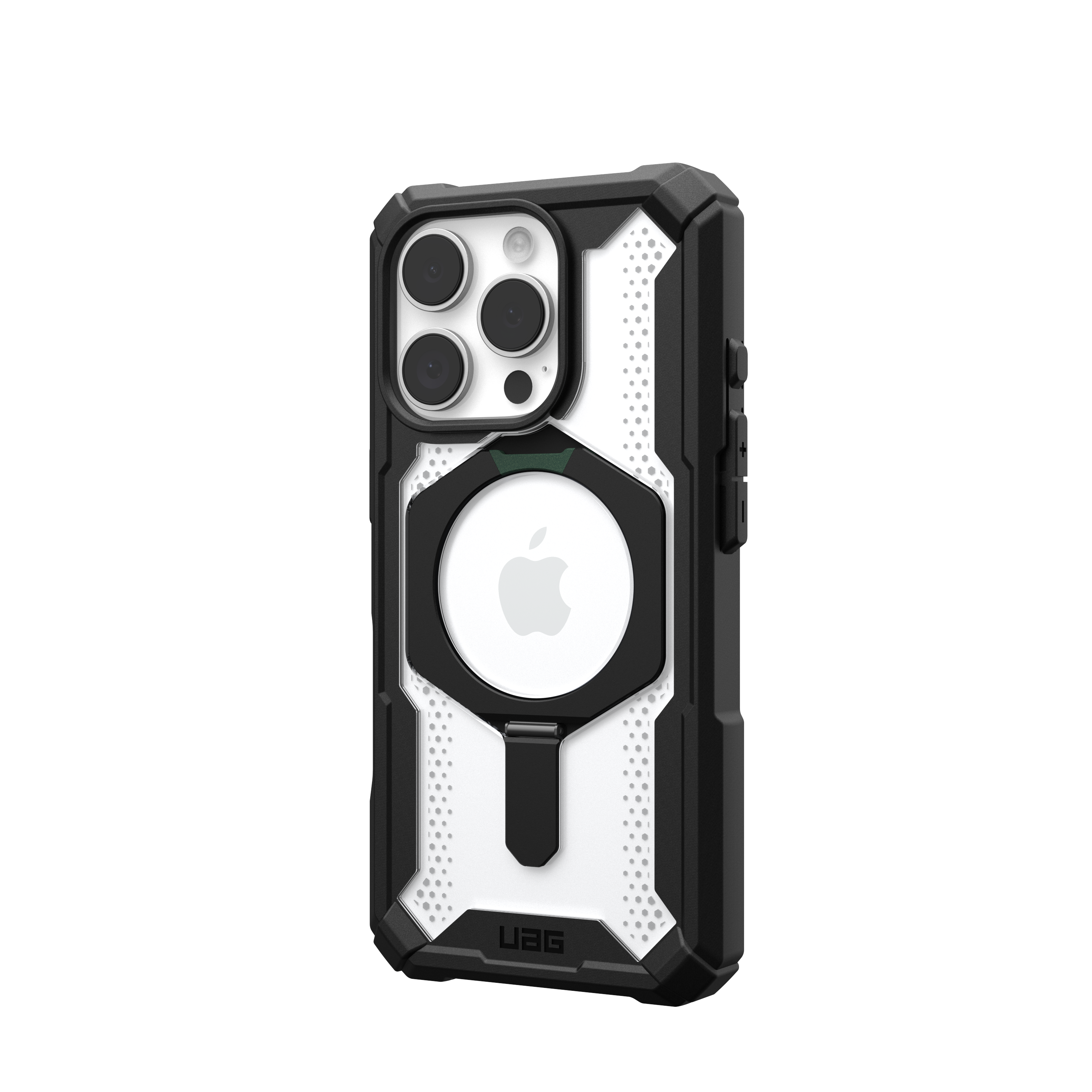 Alt View 3. UAG - Plasma XTE Series Case with Magsafe for Apple iPhone 16 Pro - Black/Clear.