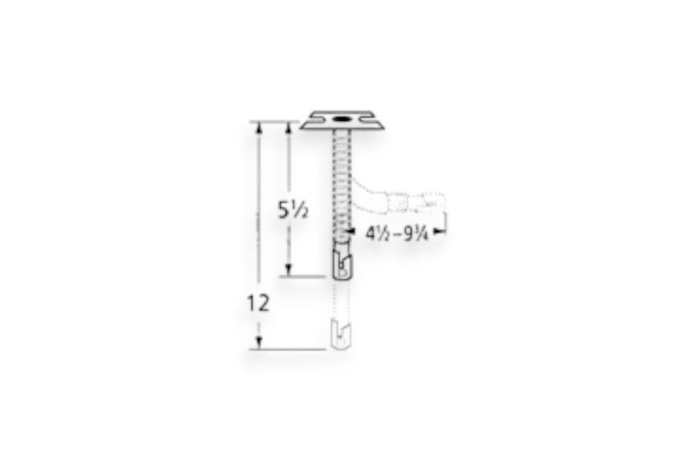 5½" 4½-9½" 12"