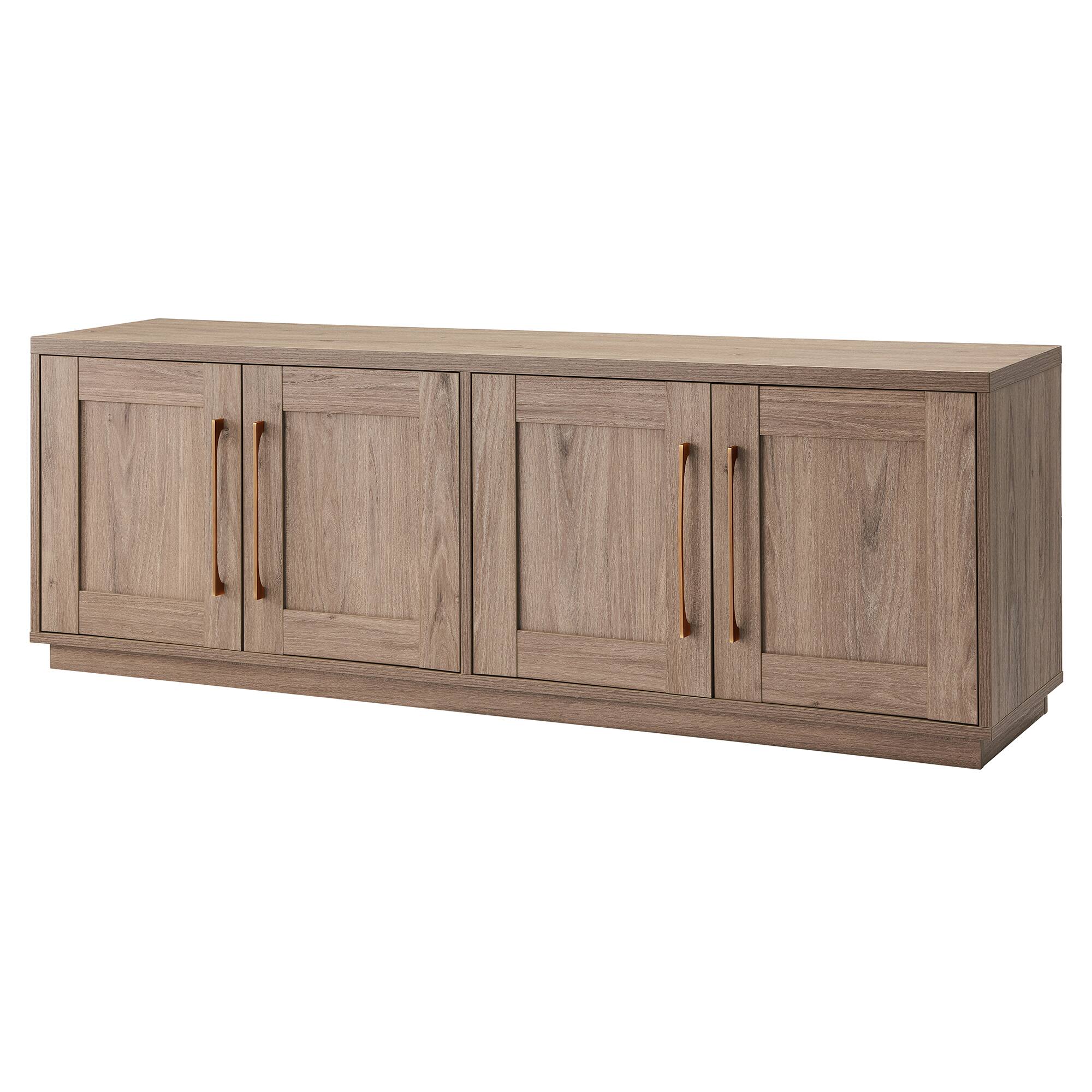 Alt View 14. Camden&Wells - Tillman TV Stand for Most TVs up to 75" - Antiqued Gray Oak.