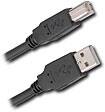 Front Detail. CyberPower - 16' 4" High-Speed USB Peripheral Cable - Black.