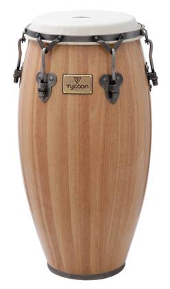 Tycoon Percussion - Signature Classic Series 11.75-inch Conga, 30-inch Siam Oak Shell, Calfskin Head, Classic-Pro Hoops, Single Stand