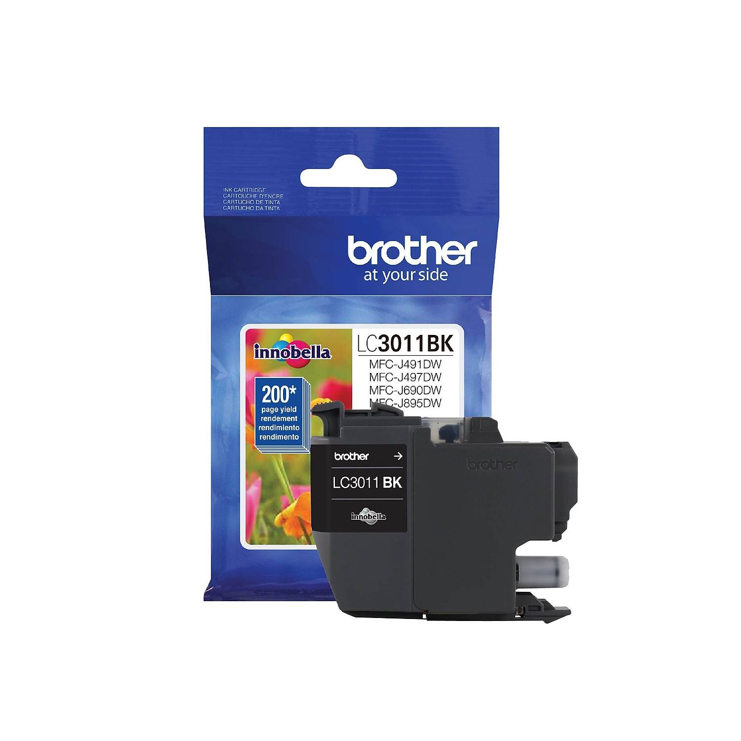 Brother - LC3011BK Standard Yield Ink Cartridge - Black