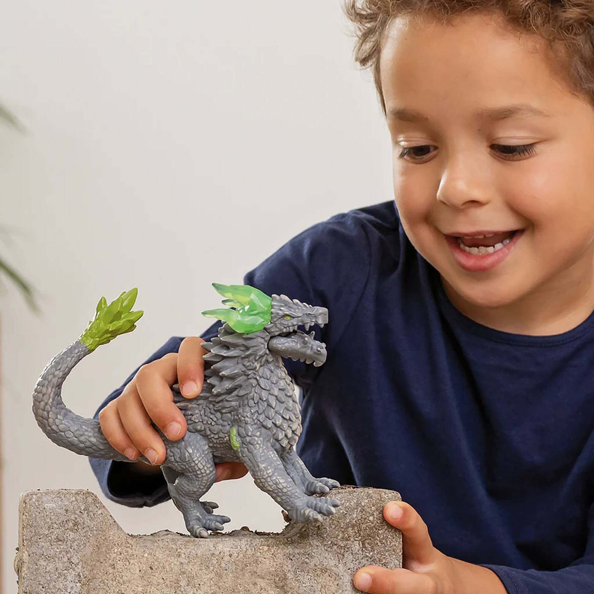 Back. Schleich - Eldrador Creatures: Stone Dragon.