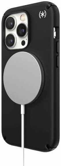 Left. Speck - Speck Presidio2 Pro with MagSafe Black Case for iPhone 14 Pro Max - Black / White.
