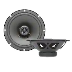 Front. Powerbass - Powerbass PS-652 6.5" Coaxial Replacement Speakers - Pair - Black/Gray.
