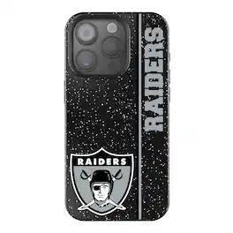 Keyscaper - Gridiron Classic Teams - Oakland Raiders iPhone Bling Case - 14 - Black