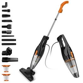 INSE - R3S Corded Vacuum Cleaner, High-performance 400W Motor,Strong Suction Power, 9 Different Combinations, Flexibly Clean Pe - Orange