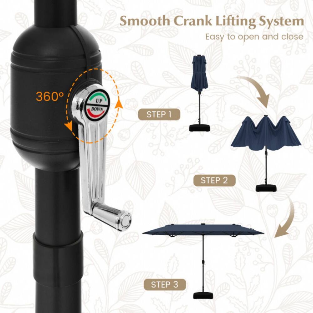 Smooth Crank Lifting System  
Easy to open and close  

360° UP DOWN  

STEP 1  
STEP 2  
STEP 3
