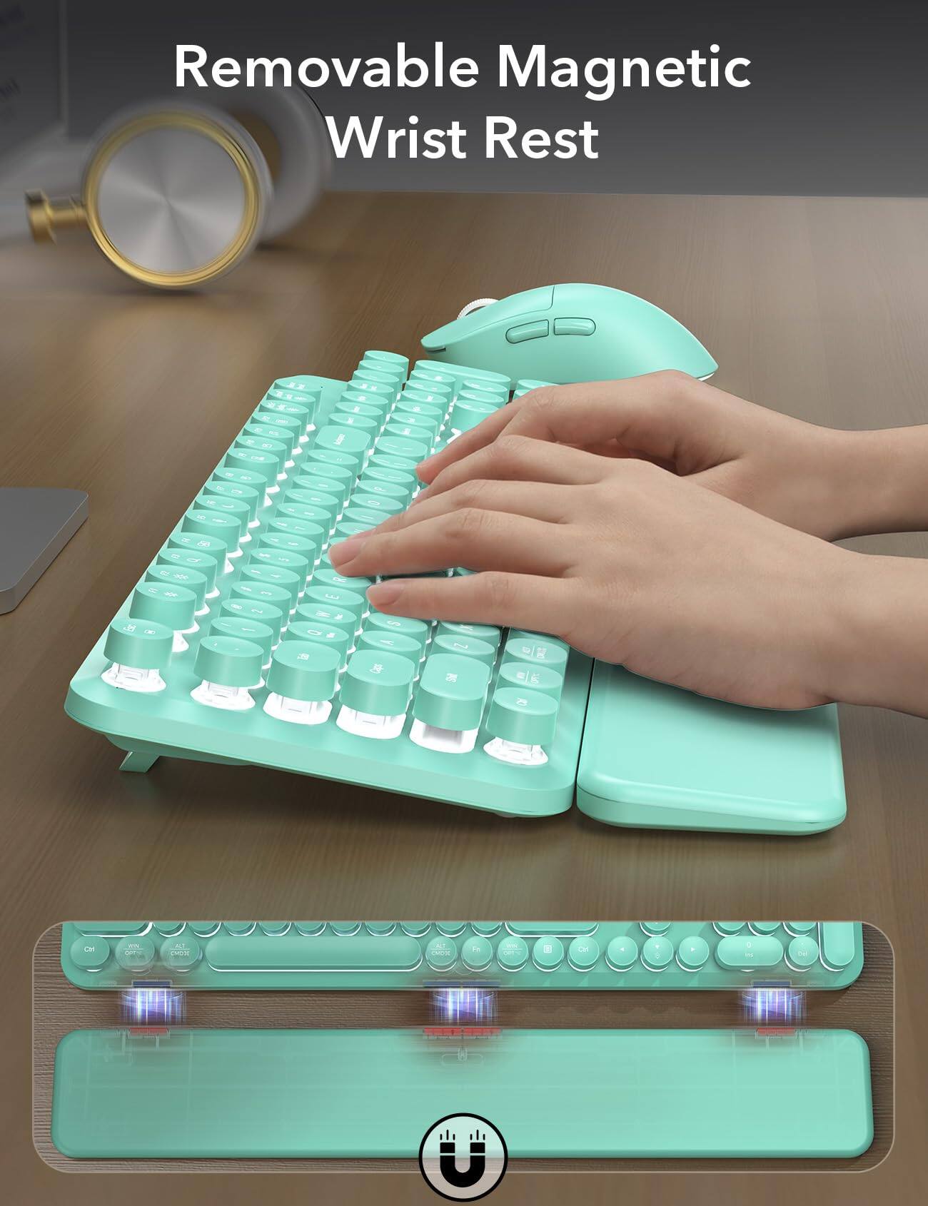 Removable Magnetic Wrist Rest