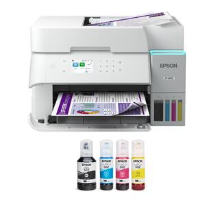 Epson - EcoTank ET-3958 Wireless All-in-One Color Supertank Inkjet Printer (Refurbished) - White