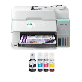 Epson - EcoTank ET-3958 Wireless All-in-One Color Supertank Inkjet Printer (Refurbished) - White
