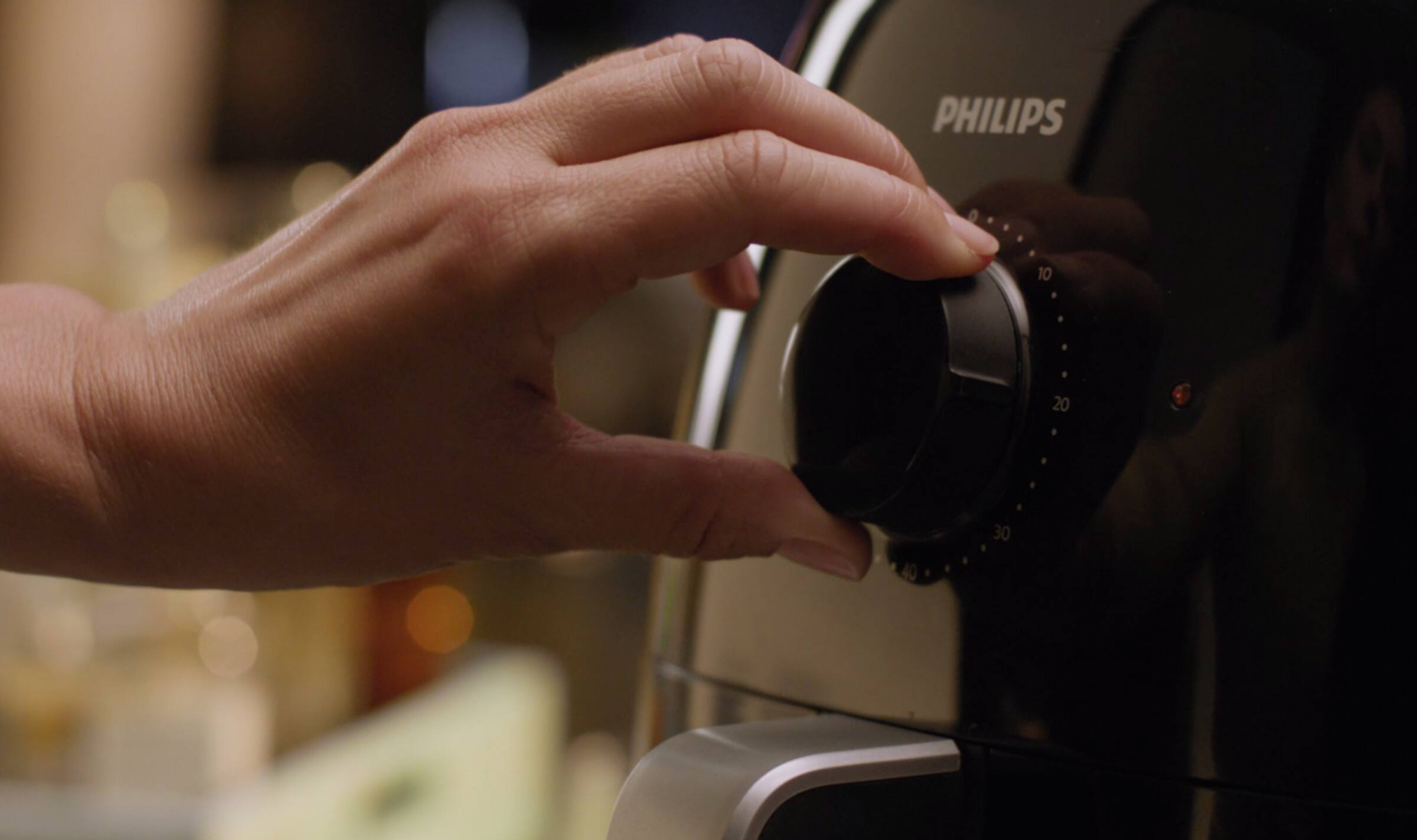 Alt View 25. Philips - Airfryer XXL, Twin TurboStar, Avance Collection- Black - Black.