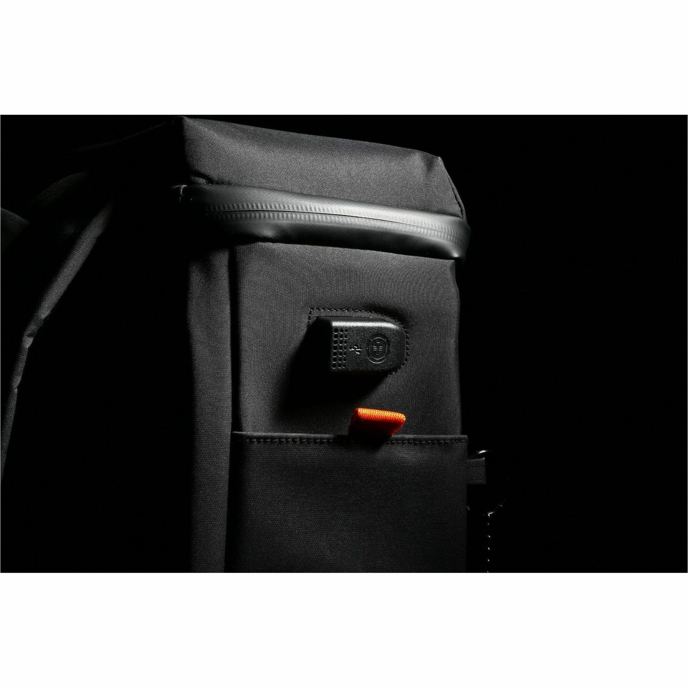 Alt View 31. Swissdigital Design - SEON L+ TSA-Friendly Backpack With USB Charging Port  RFID Protection and Fits Up to 16″ Laptop - Black.