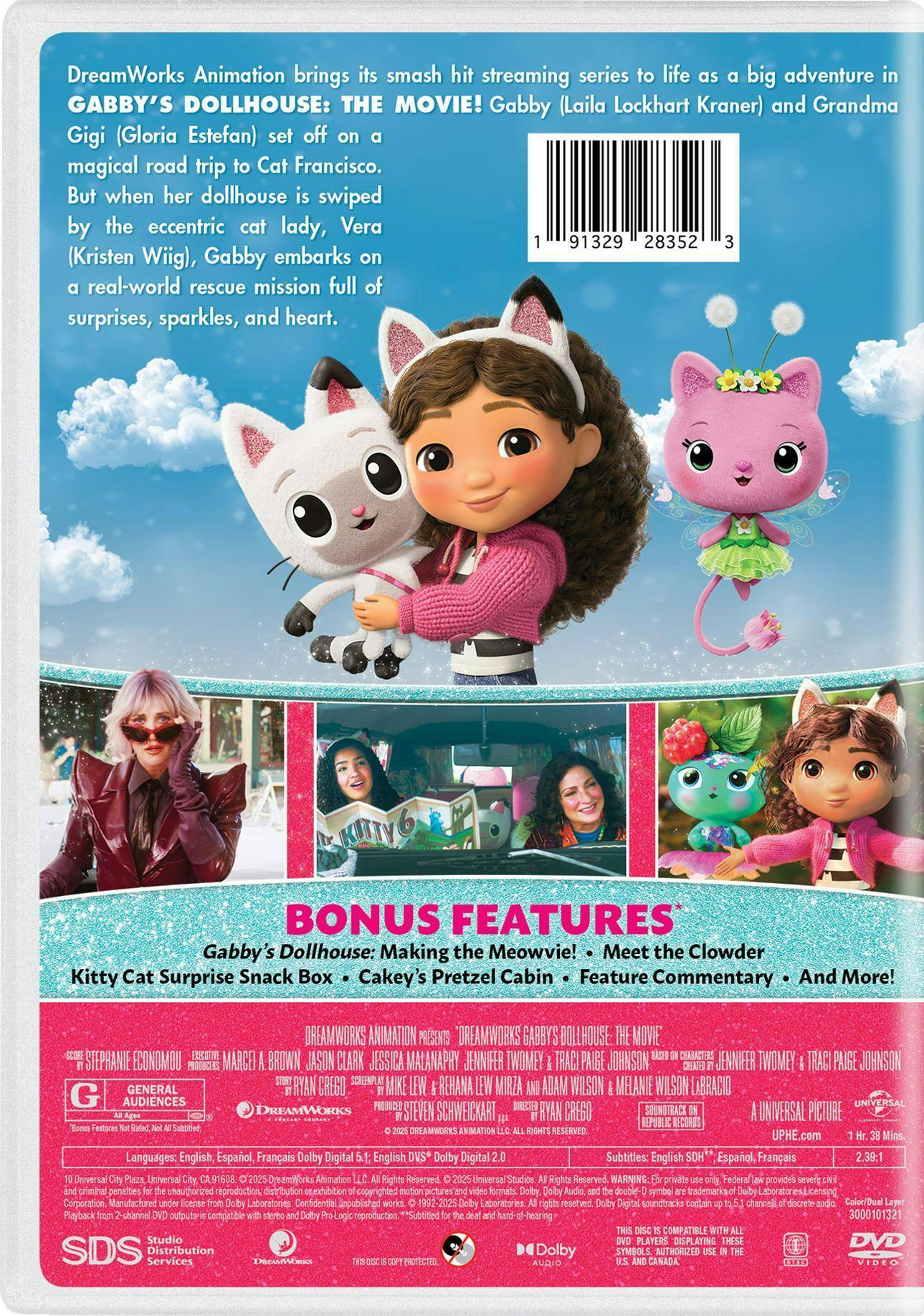 Back. Gabby's Dollhouse: The Movie   - DVD.