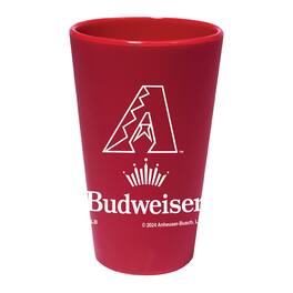 WinCraft - Arizona Diamondbacks MLB x Budweiser 16oz. Silicone Pint Glass - Multicolor