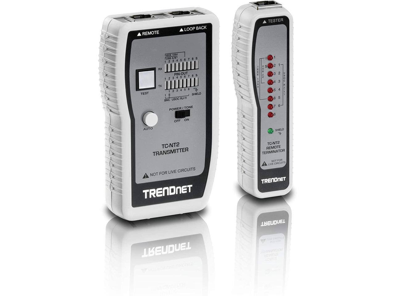 REMOTE LOOP BACK TESTER TEST L BPH USE BY 7 8 5 4 5 A 1 : 3 RX PIN-OUT 5 1 1 7 2 1 4 - TX 123456 3 4 5 5 1 2 - S SHIELD USOC PU-11 ENG POWER I TONE OFF ON : I 2 S P : 1 2 3 4 5 6 7 5 1 2 3 4 5 6 : AUTO SHELD TC-NT2 TRANSMITTER BVIJ CIRCUITS NOT FOR TRENDNET TC-NT2 REMOTE TERMINATOR NOT FOR LIVE CIRCUITS TRENDNET TRENDNET TRENDNET HEWOL