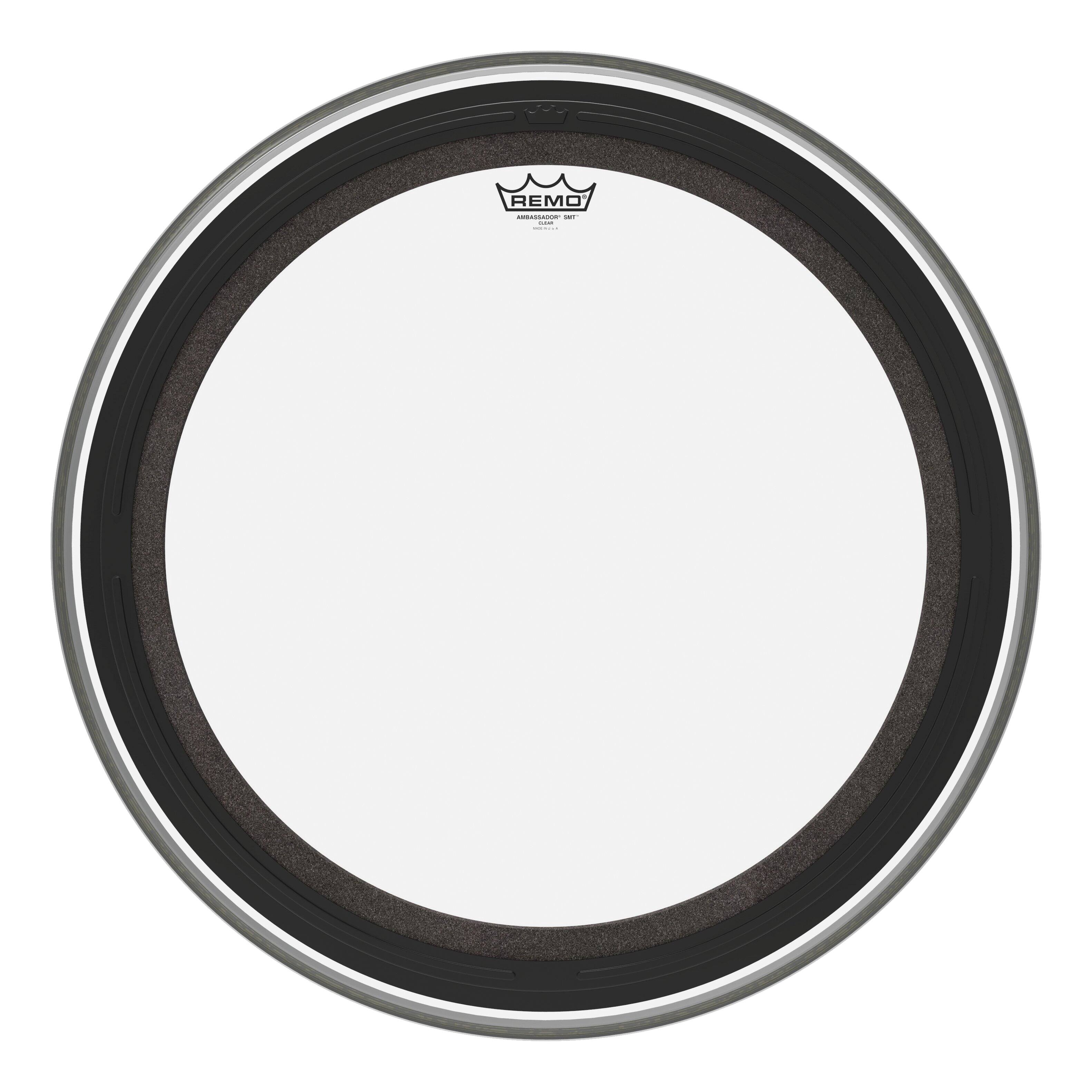 Front. Remo - Ambassador SMT Clear Drumhead.