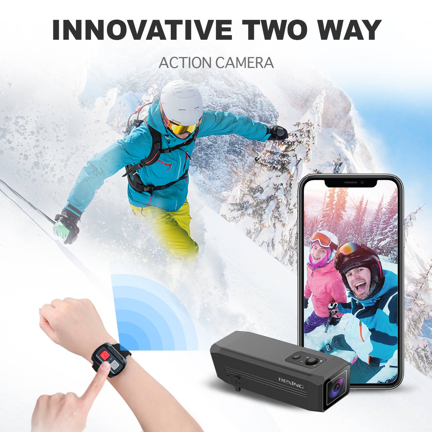 INNOVATIVE TWO WAY ACTION CAMERA

REXING