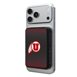 Keyscaper - Utah Utes Wireless Magnetic Power Bank - Black