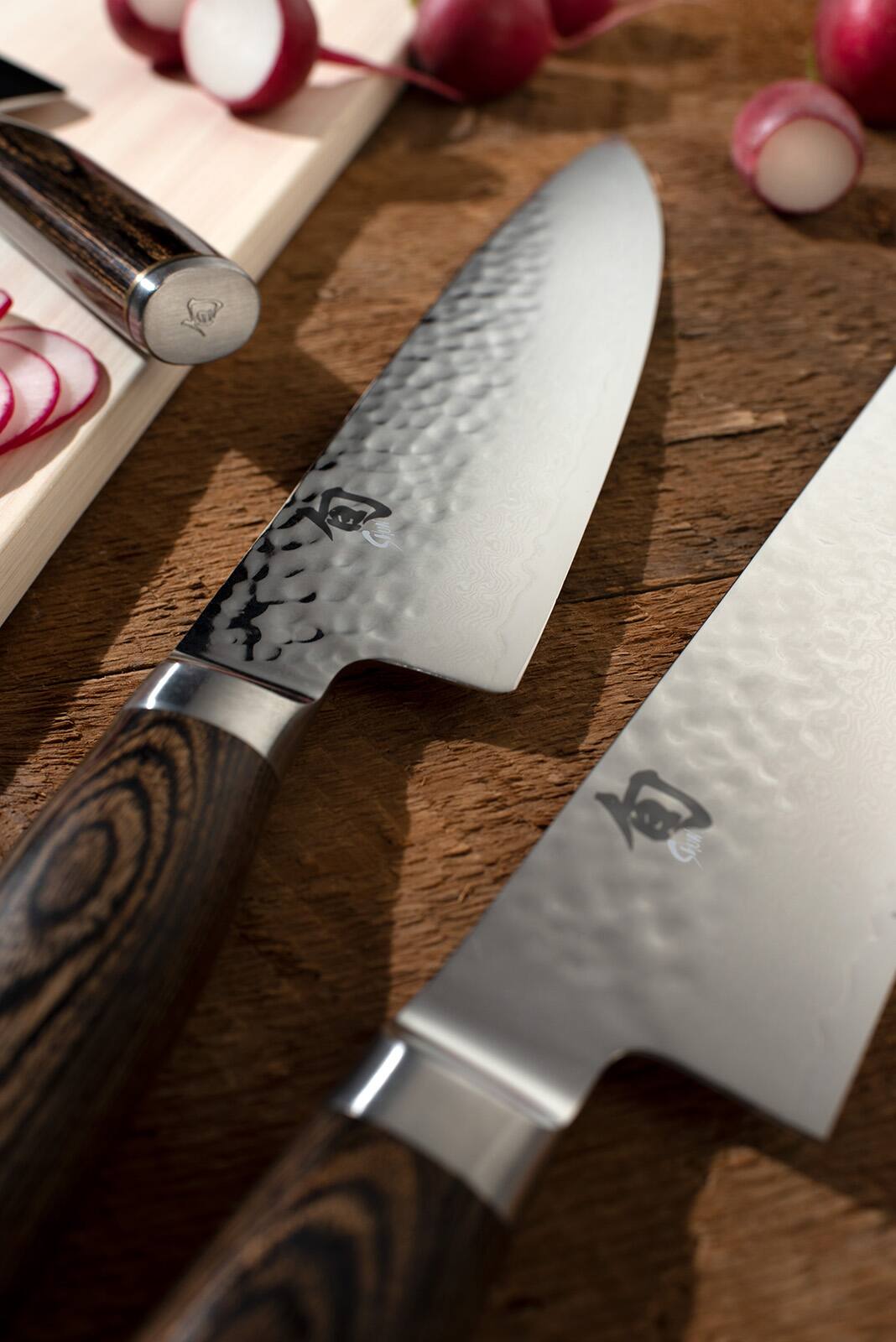 Alt View 2. Shun - Premier Chef's Knife, 10 Inch - Brown.